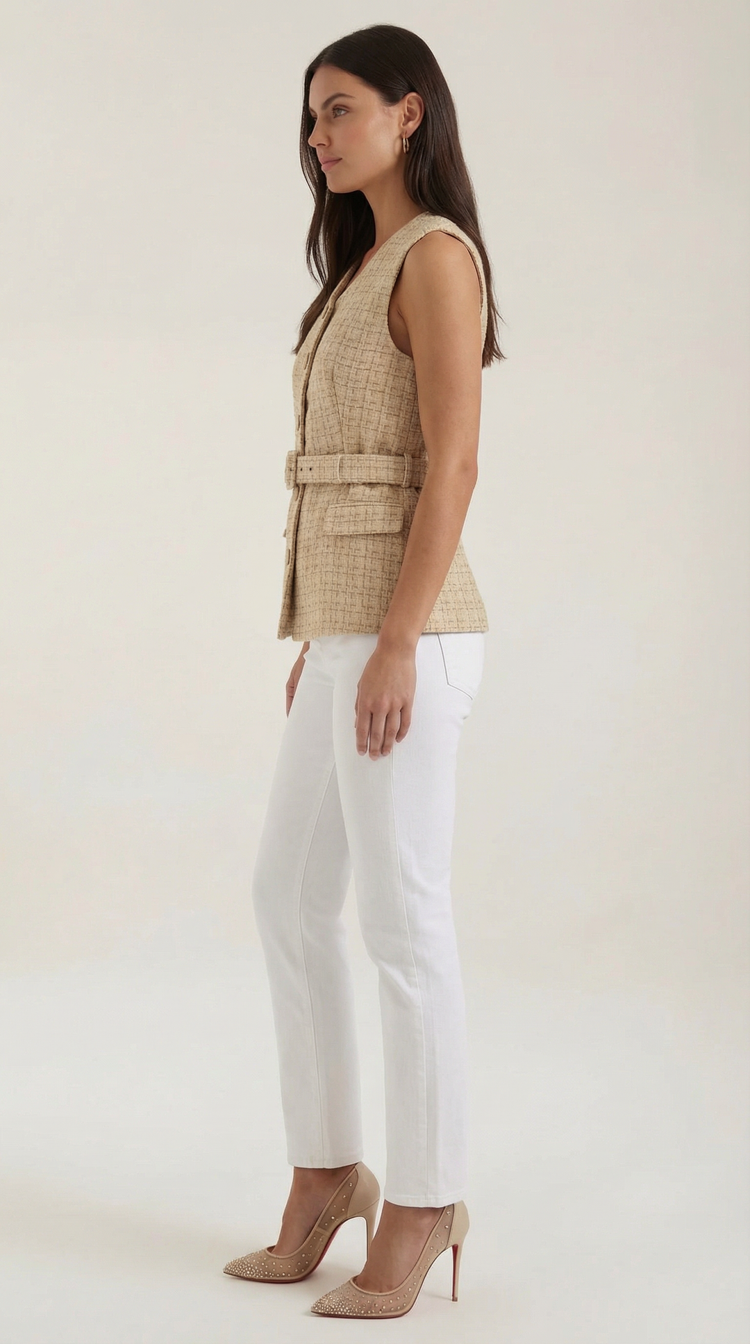 Perla | Top elegante senza maniche