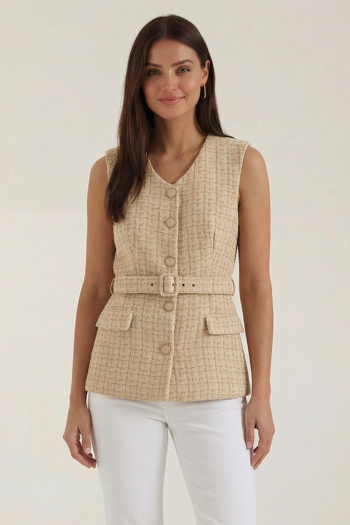 Perla | Top elegante senza maniche