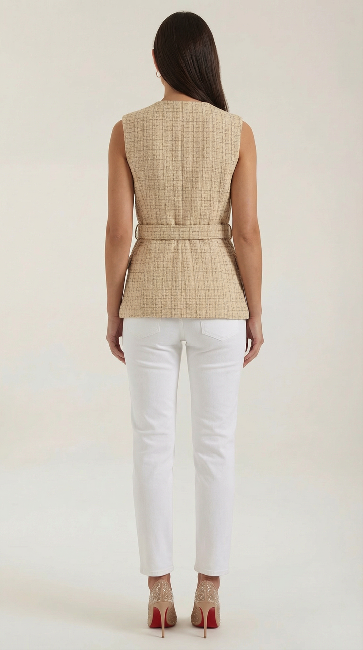 Perla | Top elegante senza maniche