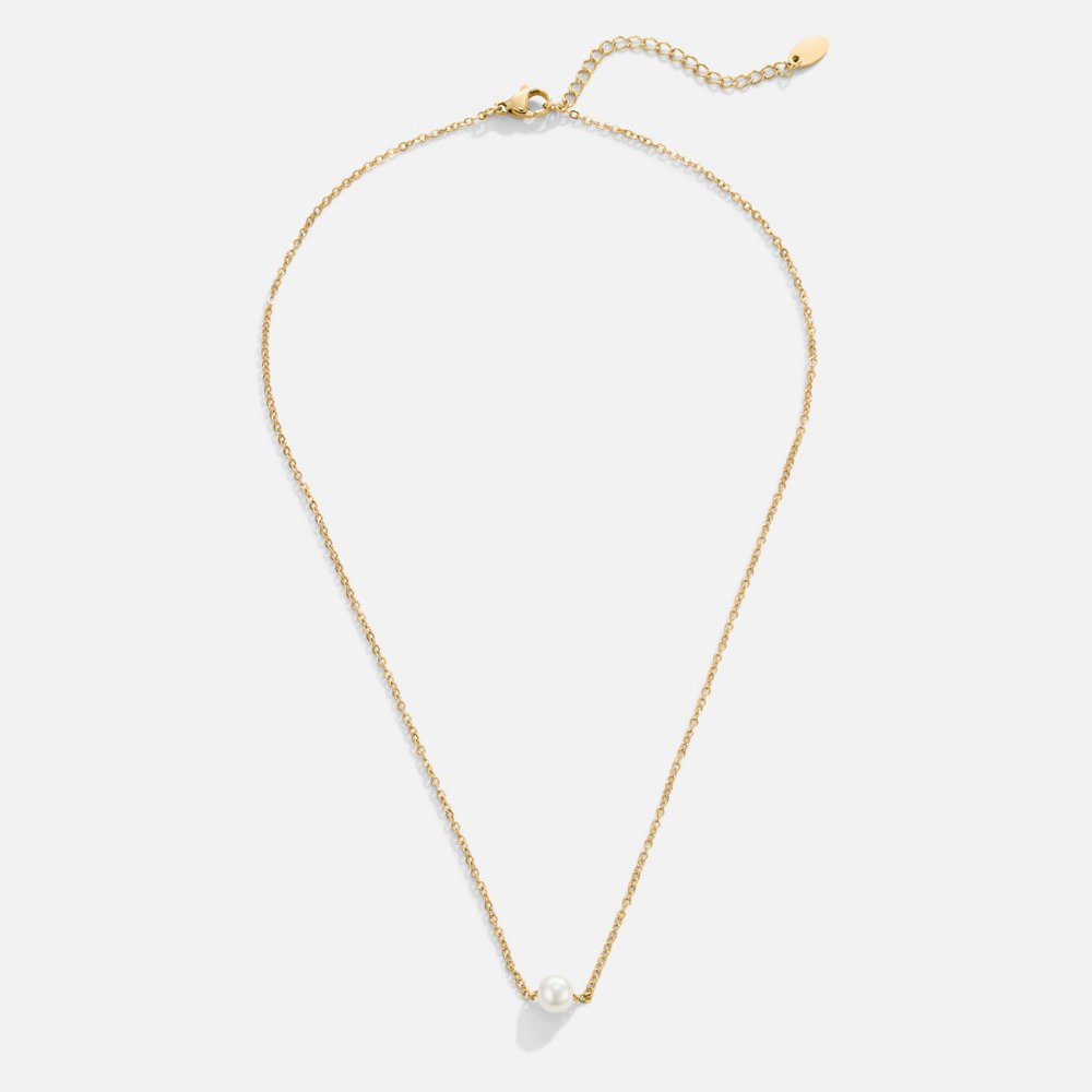 Collana sottile in oro Solitér