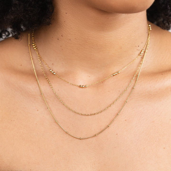 Collana a tre strati Tessa