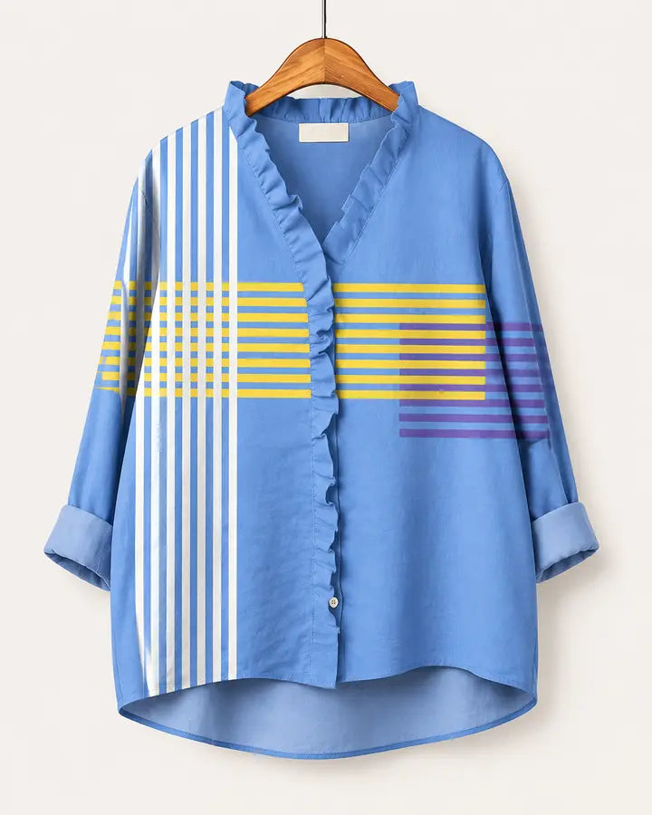 Kvetuša | Blusa universale con delicato volant