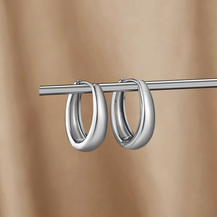 Orecchini circolari argento Valentina