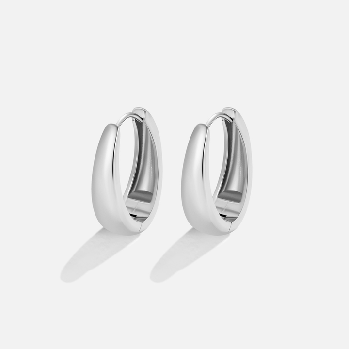 Orecchini circolari argento Valentina
