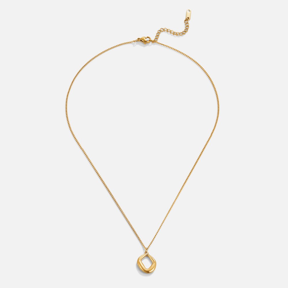 Collana geometrica dorata Zola